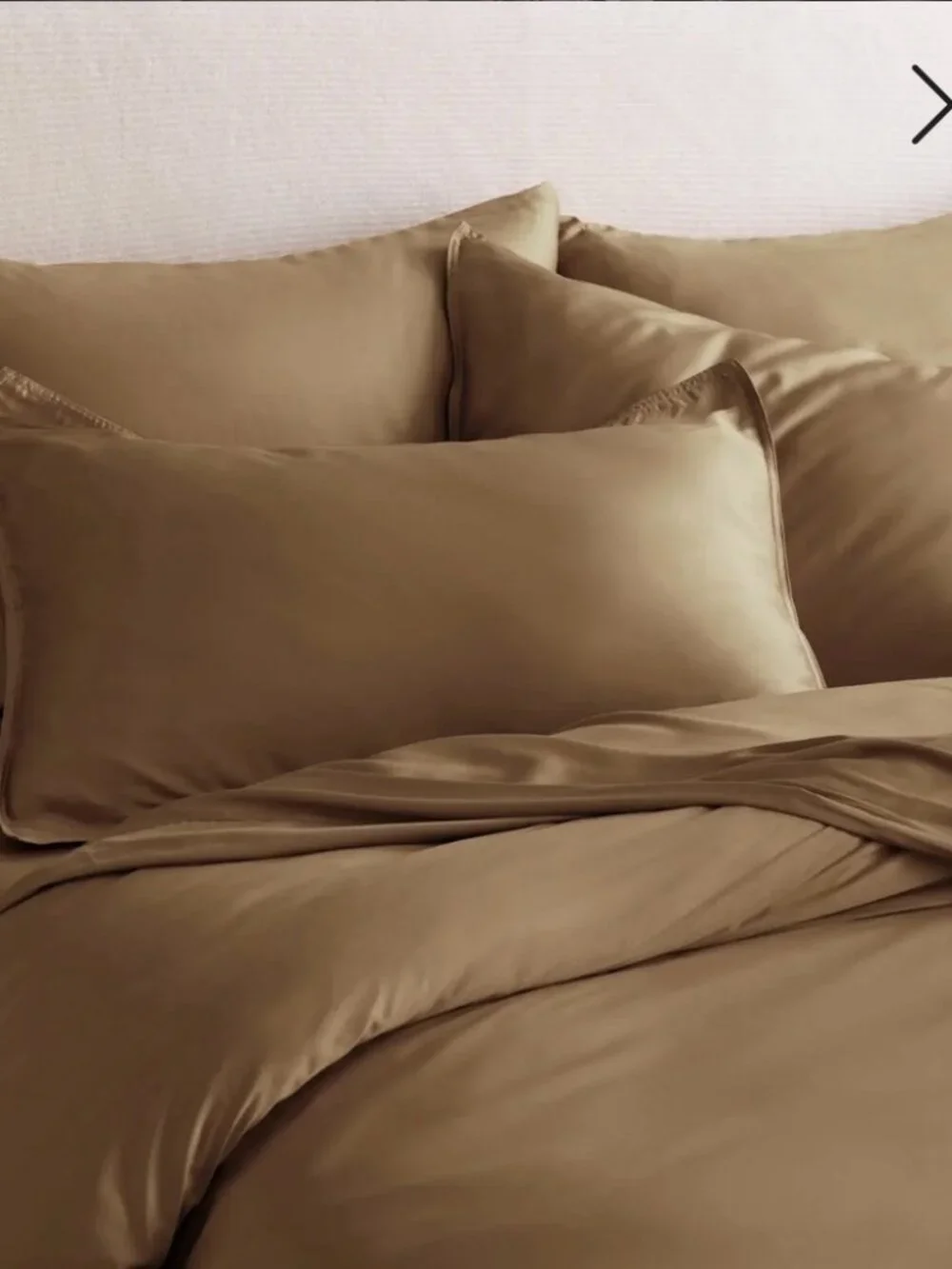 Quince Bamboo Duvet Cover – King/Cal King – Walnut (tiny flaw; see photos)